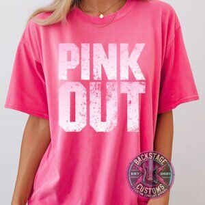 Neon Pink Out Comfort Colors Tee